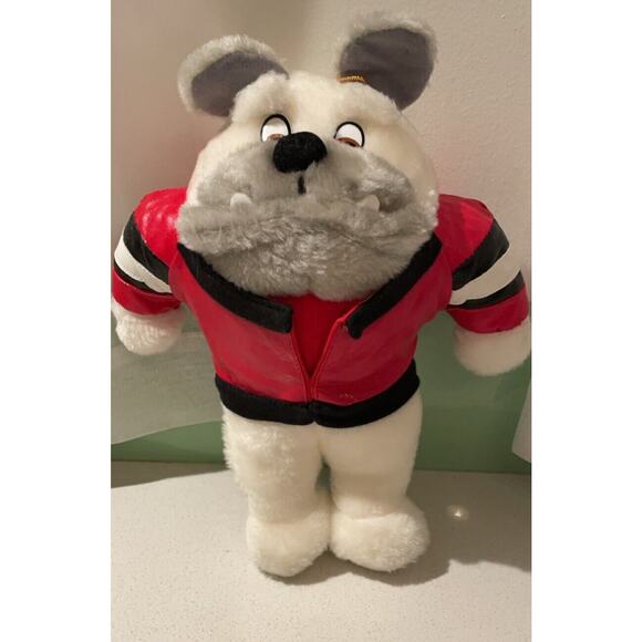 Georgia Bulldogs Plush Ace Novelty Co 12" Stuffed Animal Mascot Vintage 90's - Picture 1 of 5